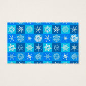 Blue Snowflakes Pattern (Back)