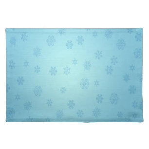 Blue Snowflakes Placemat