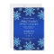 Blue Snowflakes Winter Wonderland Sweet 16