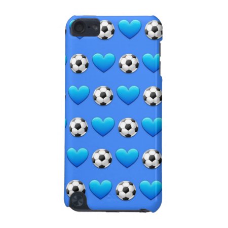 Blue Soccer Ball Ipod 5 Case