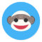 Blue Sock Monkey