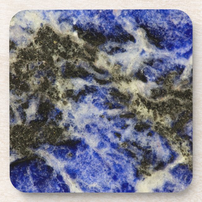 Blue Sodalite Beverage Coaster (Front)