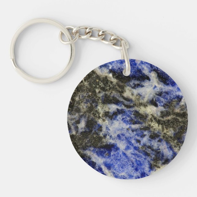 Blue Sodalite Keychain (Front)