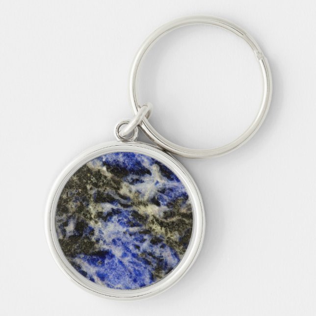 Blue Sodalite Keychain (Front)