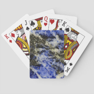 Blue Sodalite Poker Cards