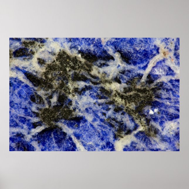 Blue Sodalite Poster (Front)