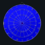 Blue  (solid color)   dart board<br><div class="desc">Blue  (solid color)</div>