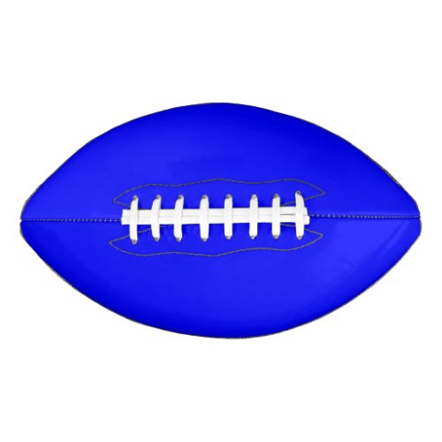 Blue  solid color   football