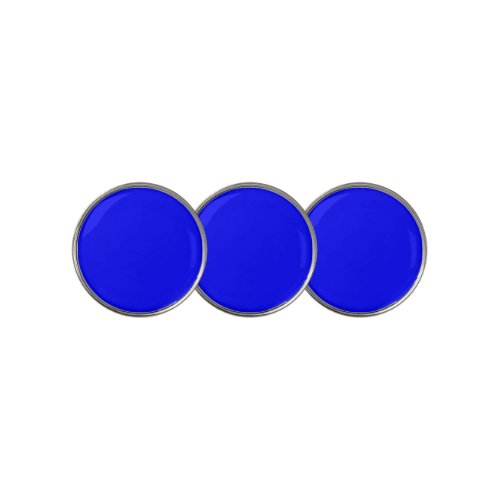 Blue  solid color   golf ball marker