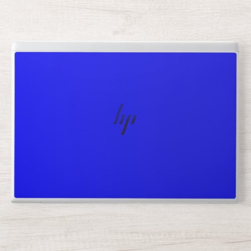 Blue  solid color   HP laptop skin