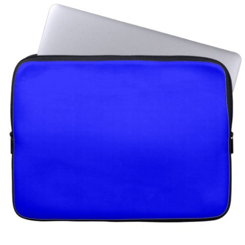Blue  solid color   laptop sleeve