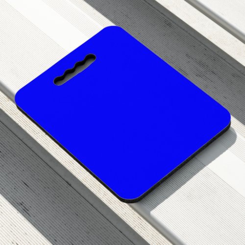 Blue  solid color   seat cushion