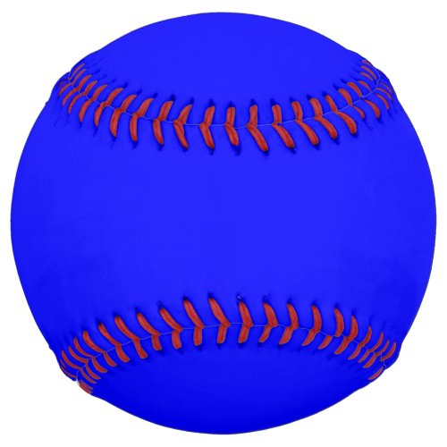 Blue  solid color   softball