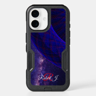 Blue Space Donuts iPhone 16 OtterBox Case