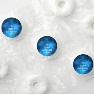 Blue Space Galaxy Bar Mitzvah Life Saver® Mints