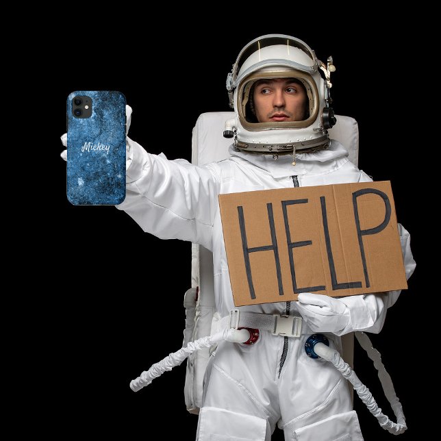 Blue Space Rock Case-Mate iPhone Case (Creator Uploaded)