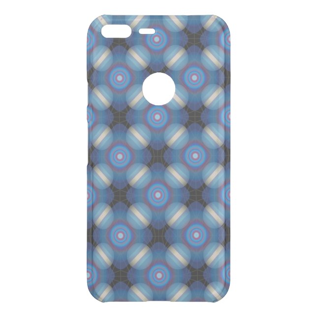 Blue Spacey Geometric Uncommon Google Pixel XL Case (Back)