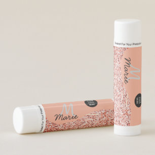 blue sparkle add logo text thank you discount lip balm