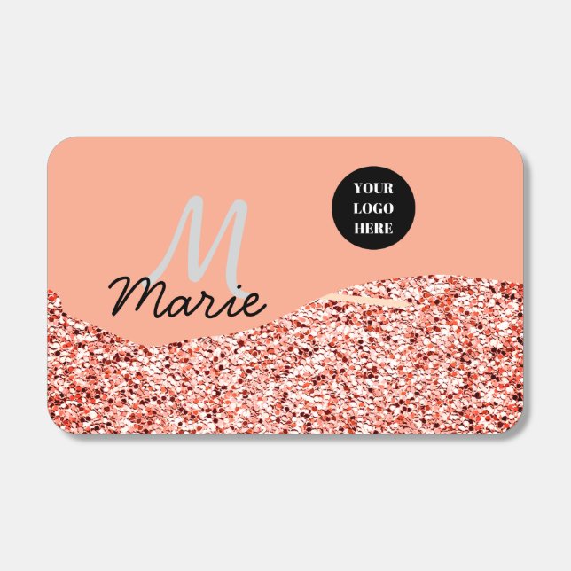 blue sparkle add logo text thank you discount  matchboxes (Front)