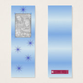 Blue Sparkle Bookmarks (Front & Back)