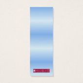 Blue Sparkle Bookmarks (Back)