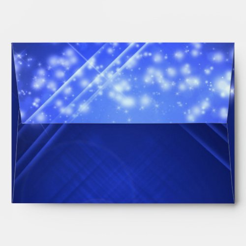 Blue Sparkle Club Vibe Birthday PARTY Envelopes