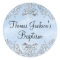 Blue Sparkle Jewel Baptism Sticker