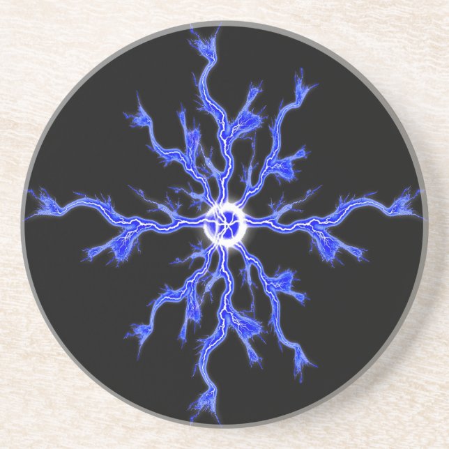 Blue Sparks Lightning Coaster (Front)