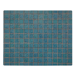 blue speckled tiles jigsaw puzzle