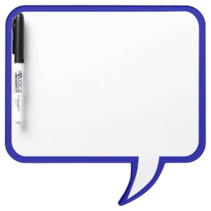 Blue Speech Bubble Wall Decor Customize This Dry Erase Board