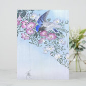 Blue Spider Bird Flower Print | Spider Lovers (Standing Front)
