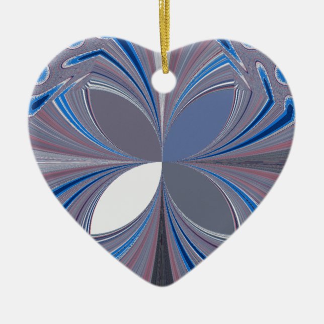 Blue spider ceramic ornament (Front)