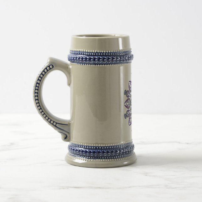 Blue Spikes Beer Stein (Left)