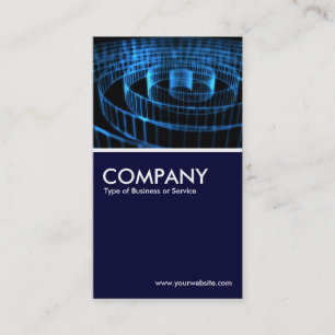 Blue Spiral Business Card