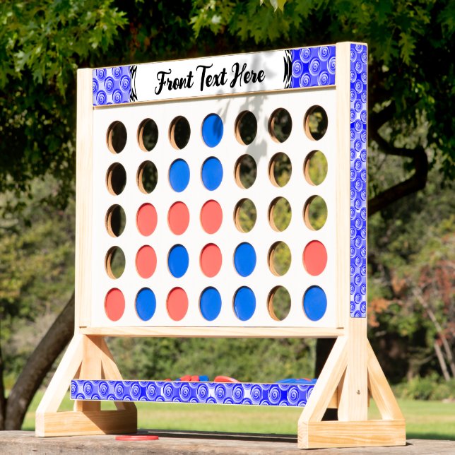 Blue Spiral Illusion by Kenneth Yoncich Fast Four (Lawn)