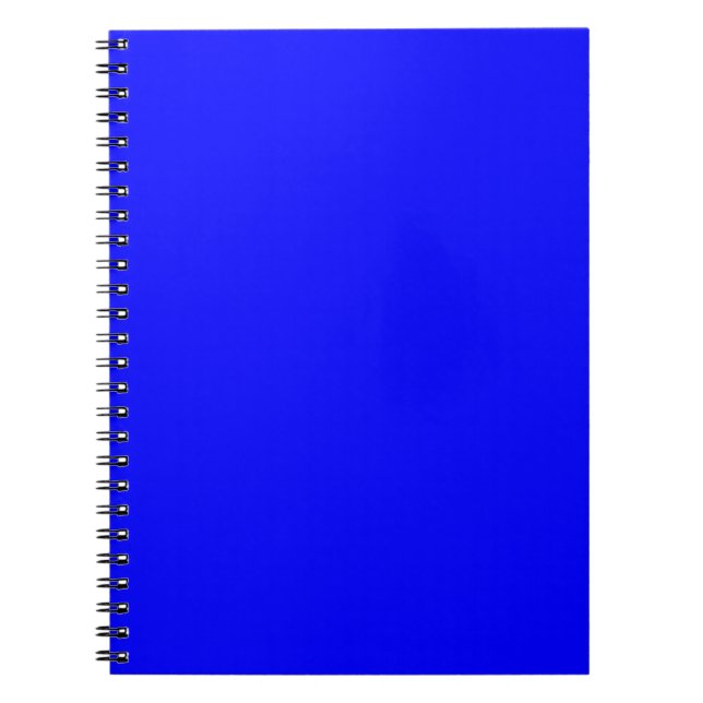 Blue Spiral Notebook (Front)