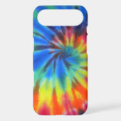 Blue Spiral Tie-Dye Case-Mate iPhone 4 Case (Back)