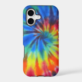 Blue Spiral Tie-Dye Case-Mate iPhone 5 17 Case