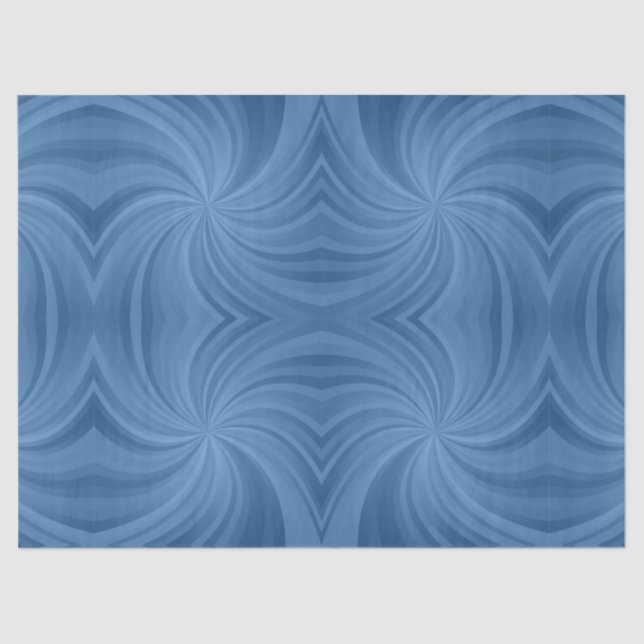 blue spiral tissue paper (Front)