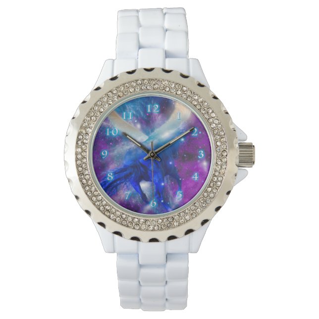 BLUE SPIRIT HORSE STARSEED PROPHECY WATCH (Front)