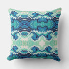 Blue Splash - Large outdoor pillow