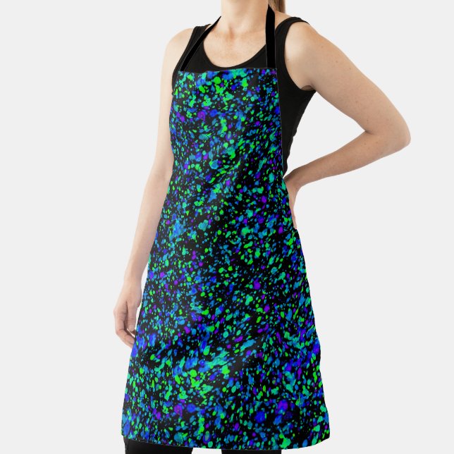 Blue Splatter - Apron (Insitu)
