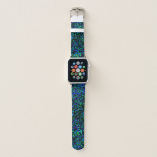 Blue Splatter - Watch Band