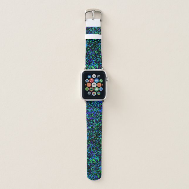 Blue Splatter - Watch Band (Front)