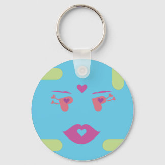 Blue Sponap Key Chain, Dilli.ai Keychain