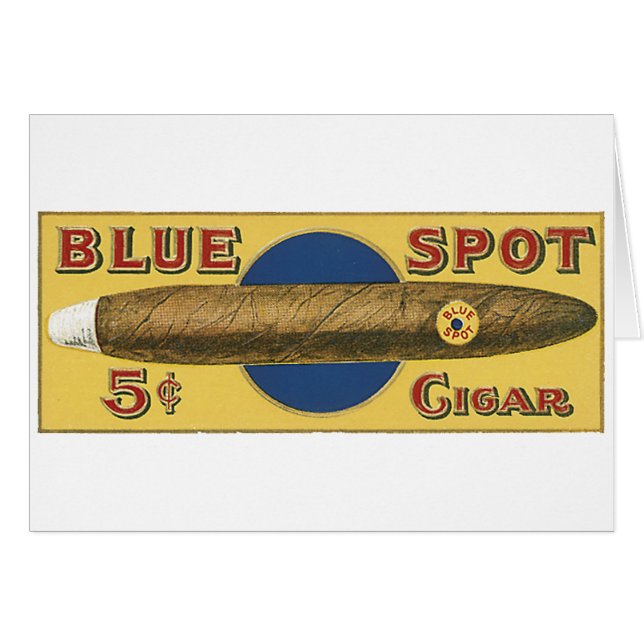 Blue Spot Cigar Cards (Front Horizontal)