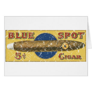 Blue Spot Cigar - distressed Cards