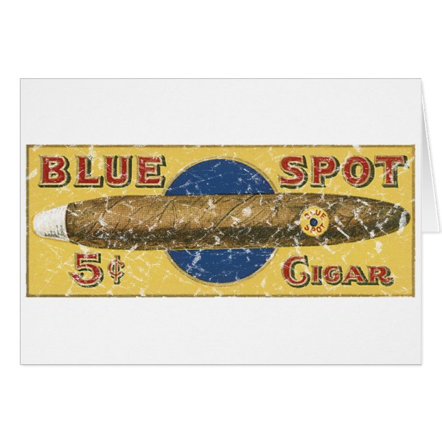 Blue Spot Cigar - distressed Cards (Front Horizontal)