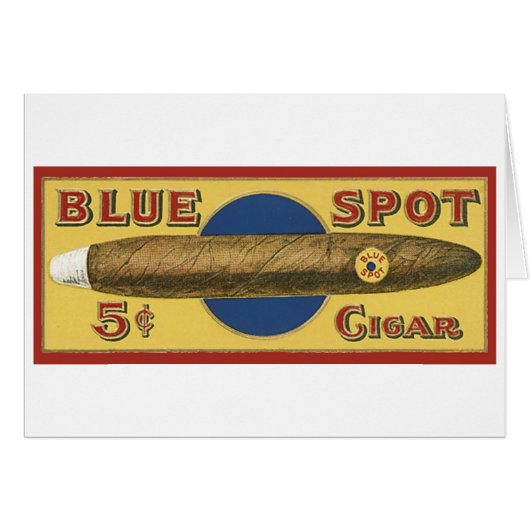 Blue Spot Cigar Label Cards (Front Horizontal)