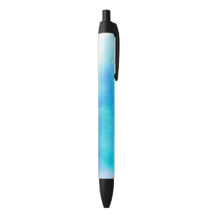 Blue spot, watercolor abstract hand painted pen